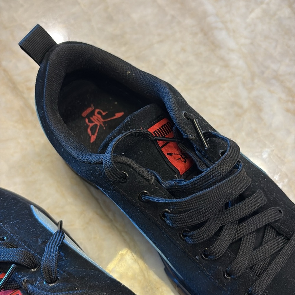 PUMA size 10 women's Mayze Sd X Dua Lipa Sneakers in Black - Picture 11 of 11